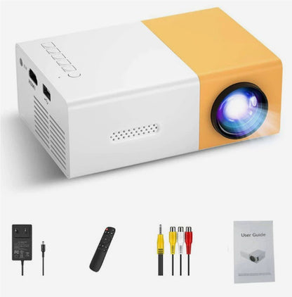 Home Office T300 Projector HD 1080P Miniature Mini Projector