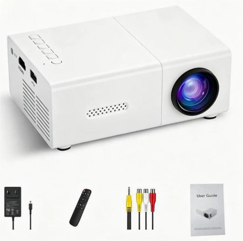 Home Office T300 Projector HD 1080P Miniature Mini Projector